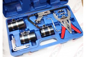 Piston Ring Service Tool Set Piston Ring Compressor With Ratchet Key 3" 3.5" 4"